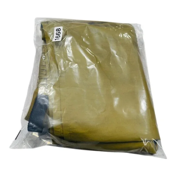 RCOS Outdoor Supply Cargo Shorts Men's Size 32 Green Belted Multi Pocket Nylon